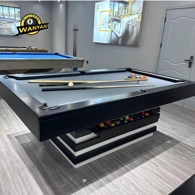 2023 high quality slate bed 7ft/8ft/9ft modern luxury billiards table indoor outdoor pool table for sale - Image 3
