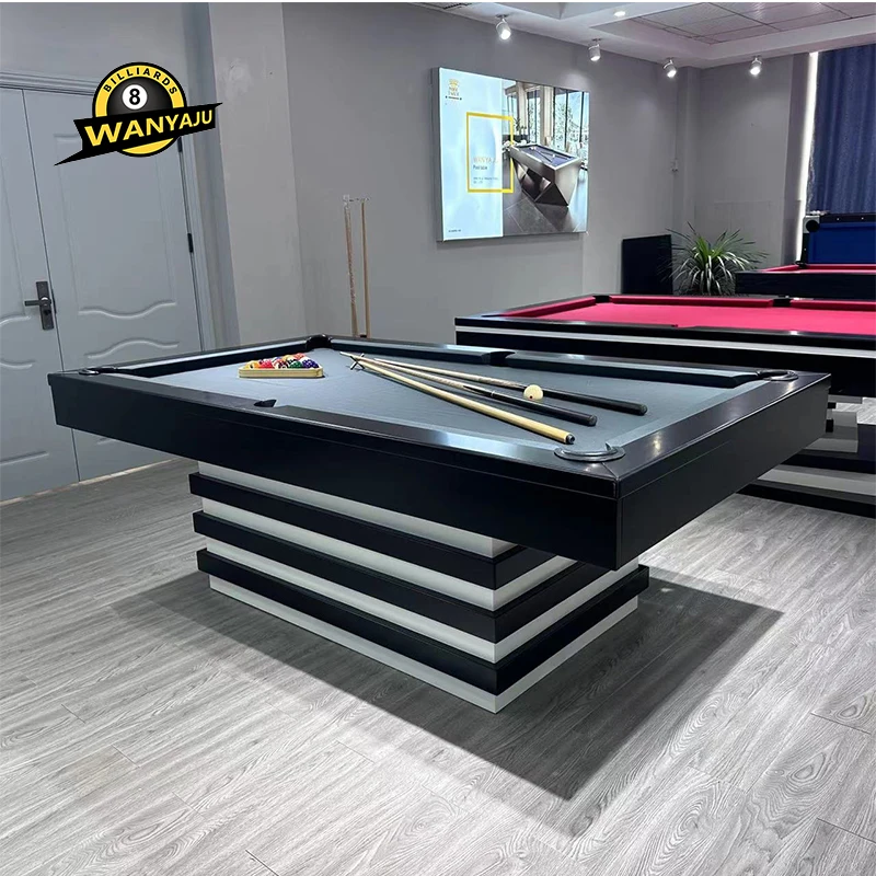2023 high quality slate bed 7ft/8ft/9ft modern luxury billiards table indoor outdoor pool table for sale - Image 5