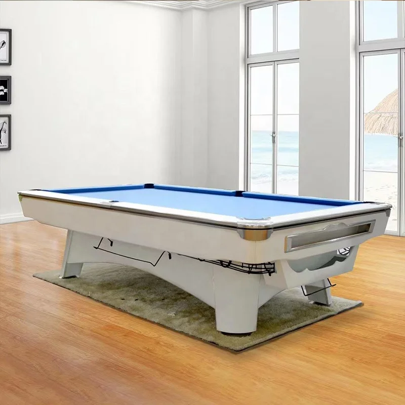 2024 Best Seller Nine-Ball Sports Solid Wood Slate Bed Billiards Customize Tournament Standard American Style Pool Table 8ft 9ft - Image 3