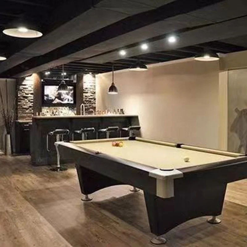 2024 Best Seller Nine-Ball Sports Solid Wood Slate Bed Billiards Customize Tournament Standard American Style Pool Table 8ft 9ft - Image 5