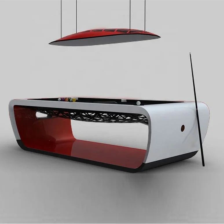 2024 Indoor Outdoor Luxury Designs Pool Games High-End Modern High Quality Custom Glass Pool Table 9ft Billiard - Image 6