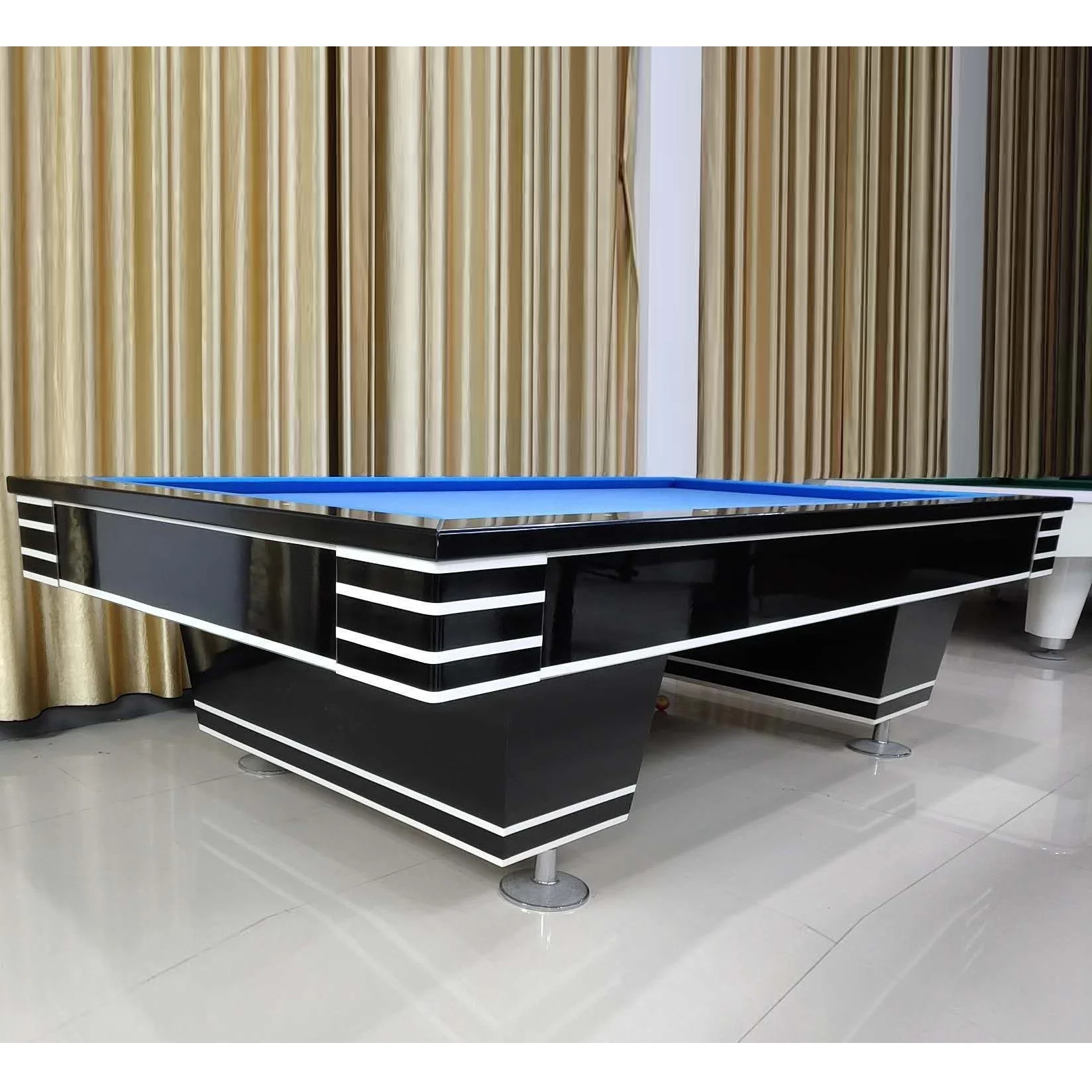 2024 Wanyaju Billiards Factory Supply Professional High Quality Custom Korea 3 Cushion Carom Billiard Pool Table 8ft 9ft 10ft - Image 3