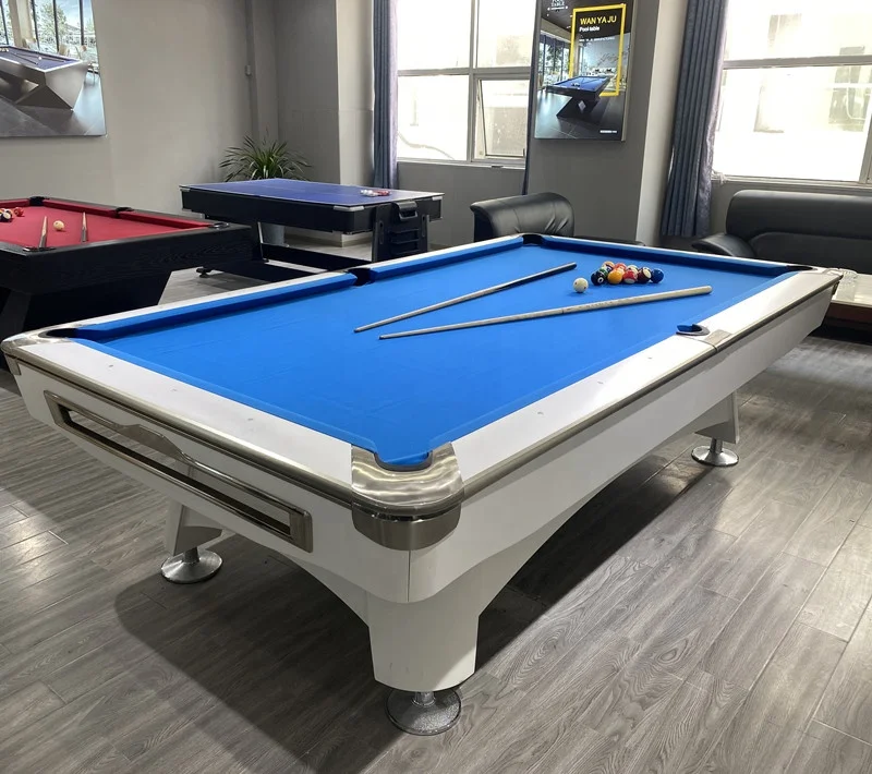 Factory Direct Sell American Style Automatic Ball Return System 9FT Pool Billiard Tables With Natural Slate Professional Felt - Image 4